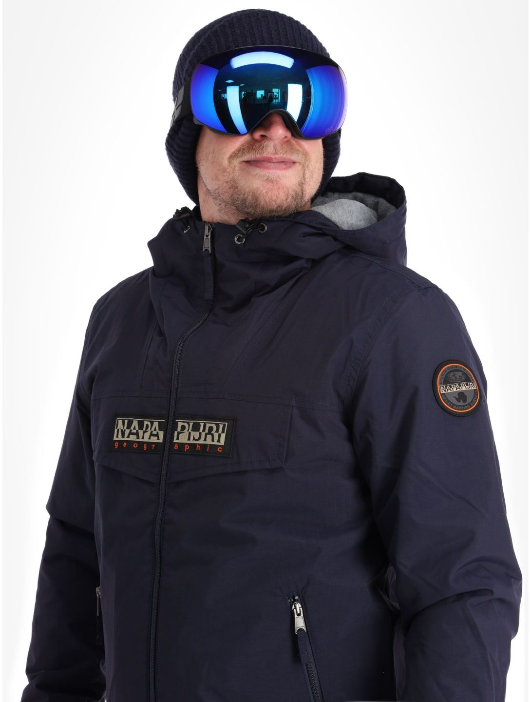 Napapijri, Rainforest Open Winter chaqueta de esquí hombres Blu Marine azul 