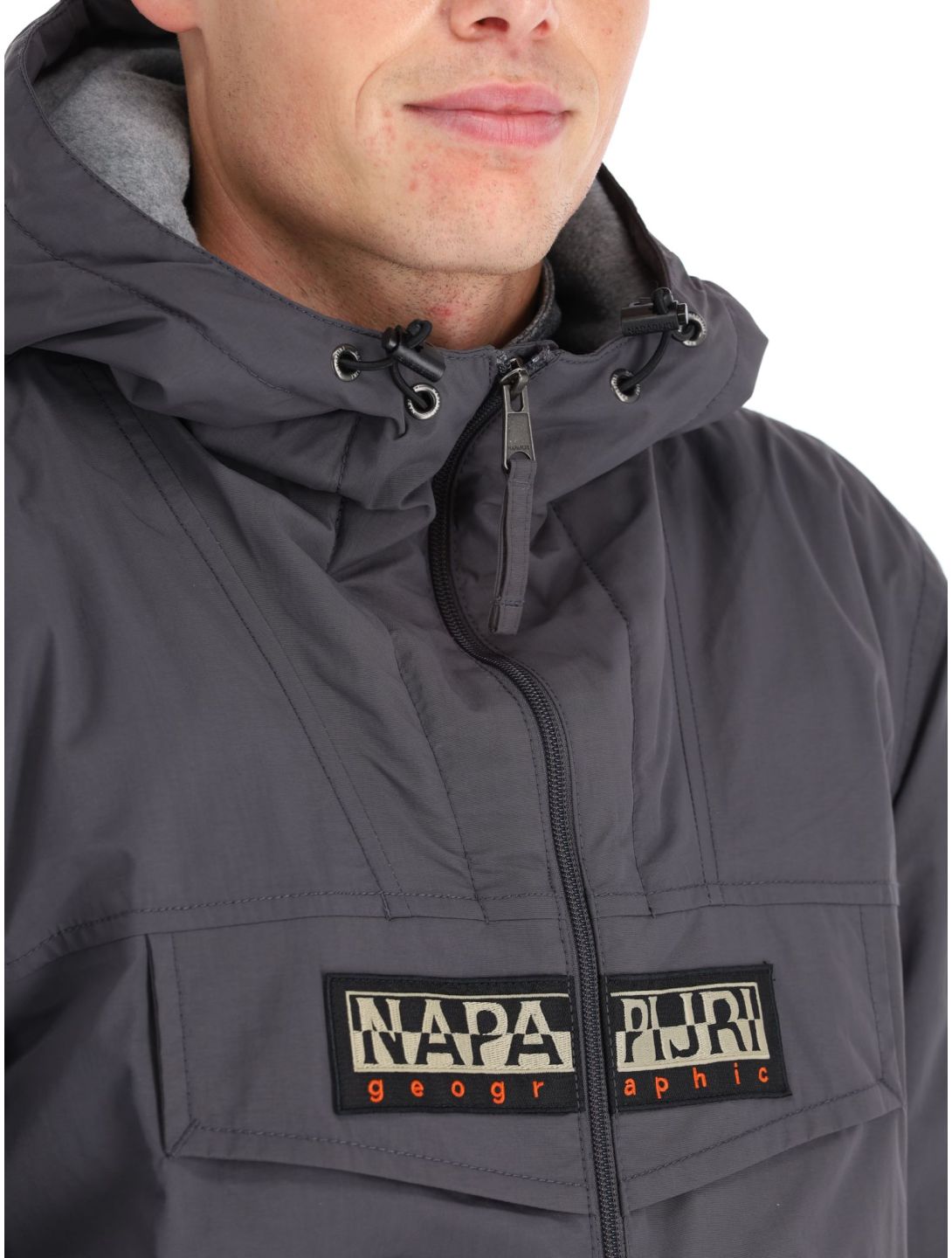 Napapijri, Rainforest Open Winter chaqueta de esquí hombres Dark Grey Solid gris 