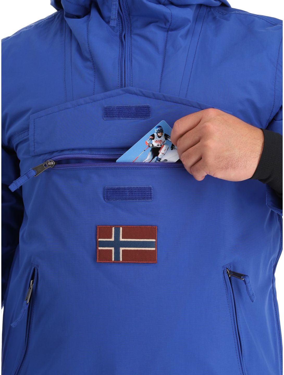 Napapijri, Rainforest Pocket 2 anorak hombres Blu Mazarin B5A azul 