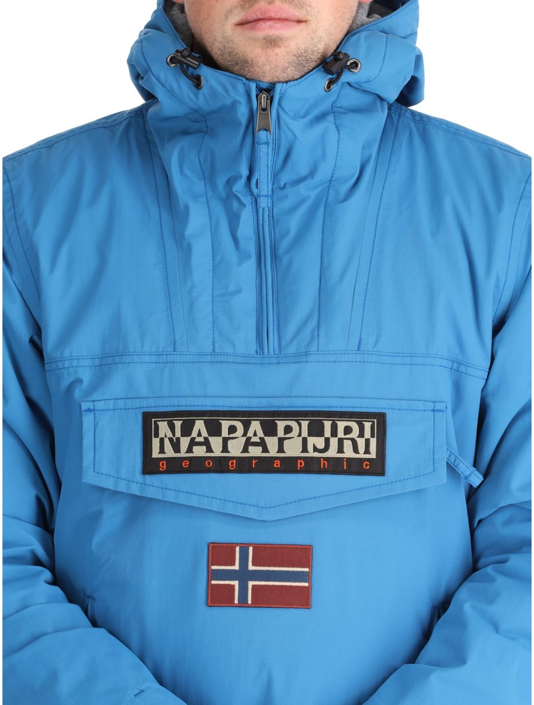 Napapijri, Rainforest Pocket 2 anorak hombres Blue Sapphire azul 