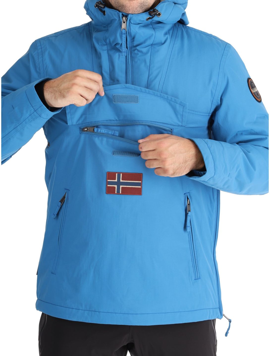 Napapijri, Rainforest Pocket 2 anorak hombres Blue Sapphire azul 