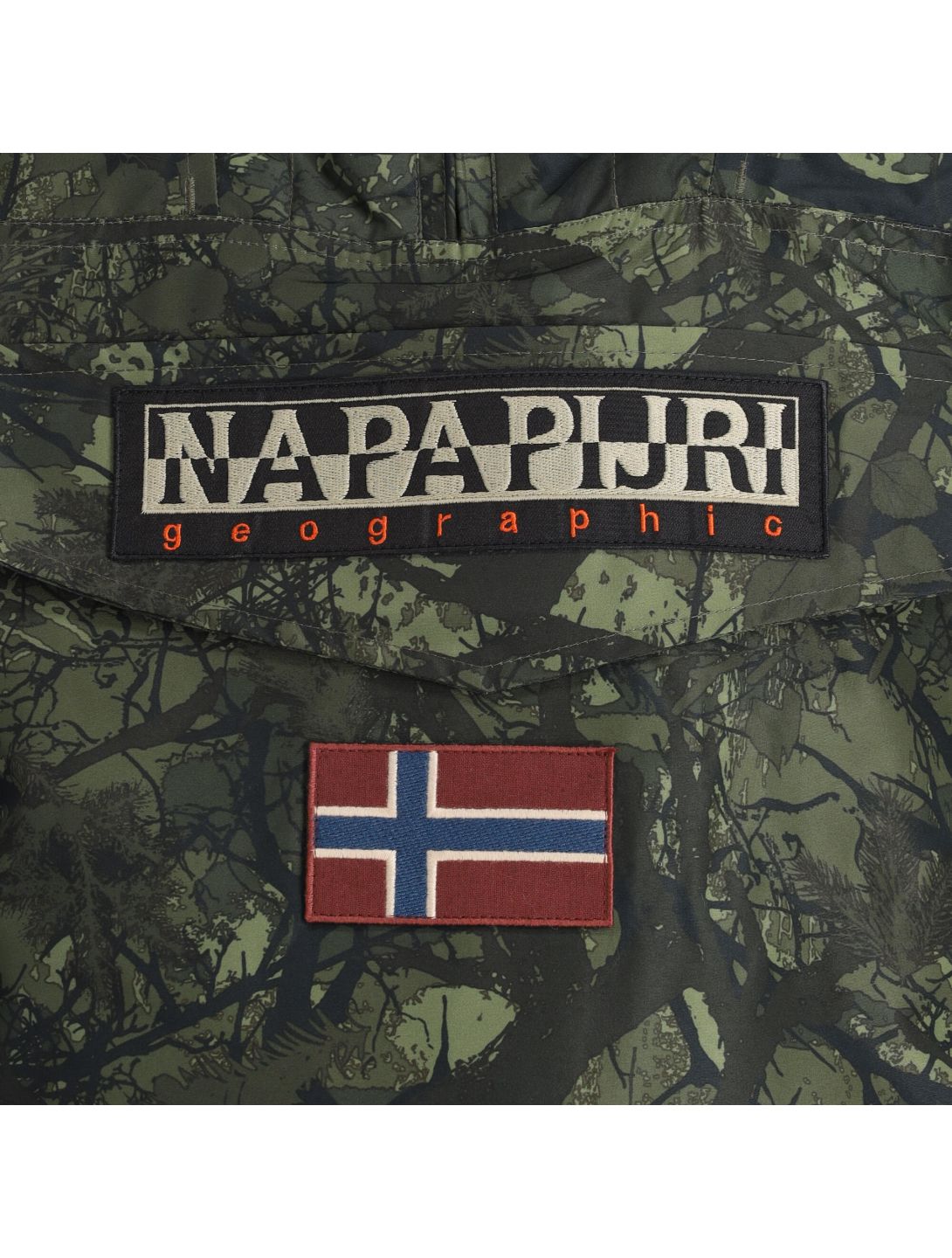 Napapijri, Rainforest Pocket Prt 2 (2022/2023) anorak hombres camo verde 