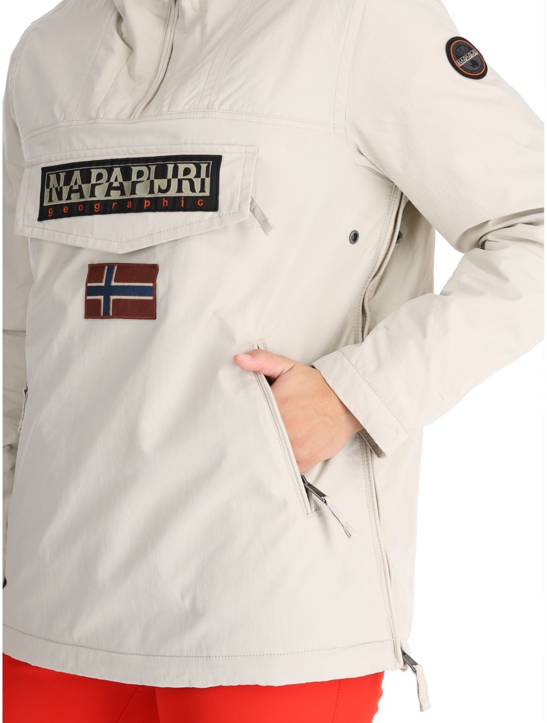 Napapijri, Rainforest W Pkt 4 anorak mujeres Beige Silver beige 