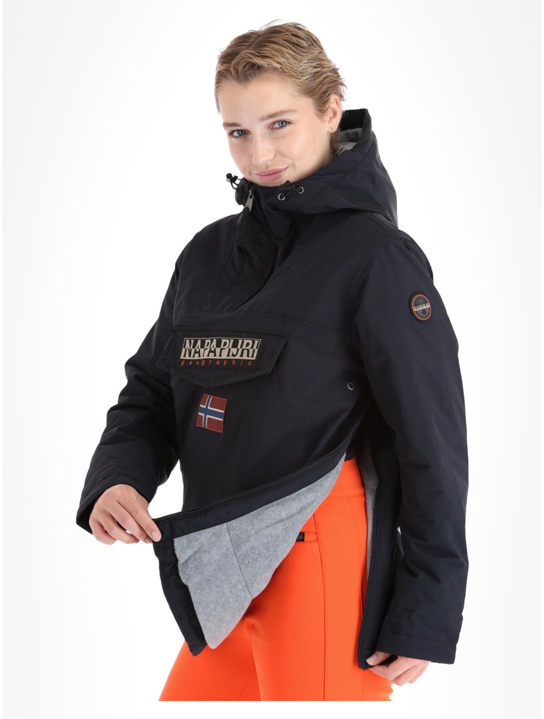 Napapijri, Rainforest W Winter 5 anorak mujeres Black 041 negro 