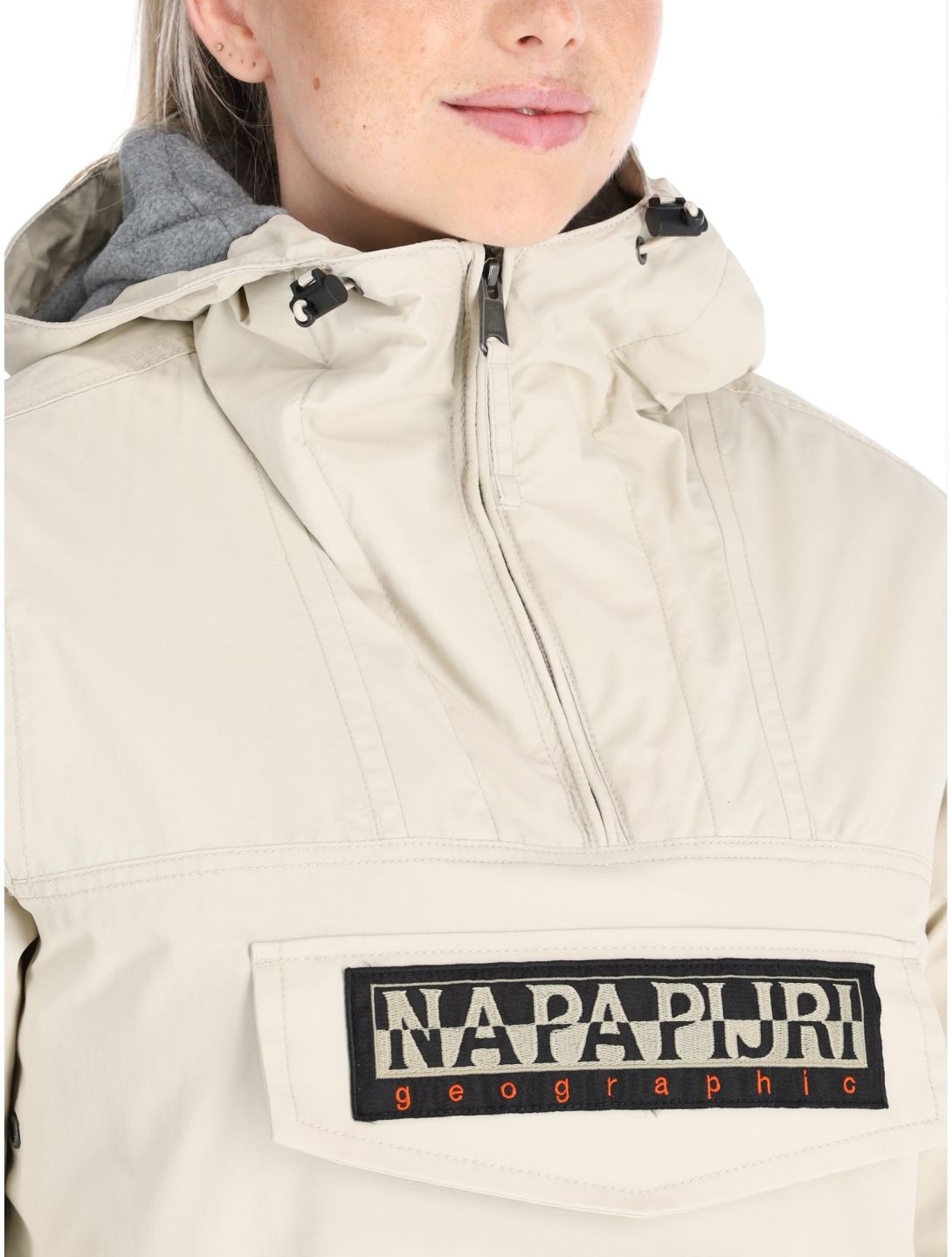 Napapijri, Rainforest W Winter 5 anorak mujeres Beige Silver beige 