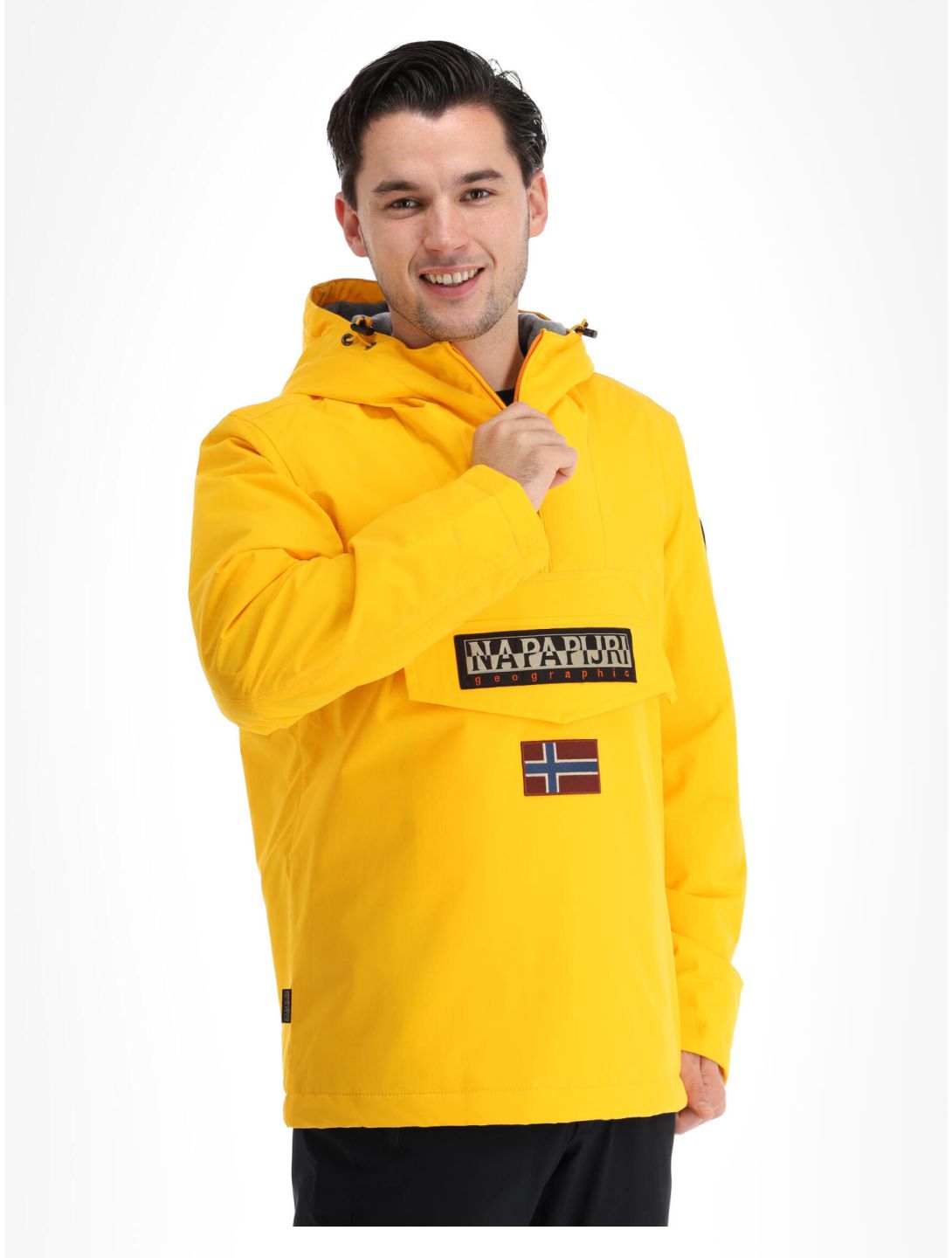 Napapijri, Rainforest Winter 3 (2022/2023) anorak hombres ray amarillo 