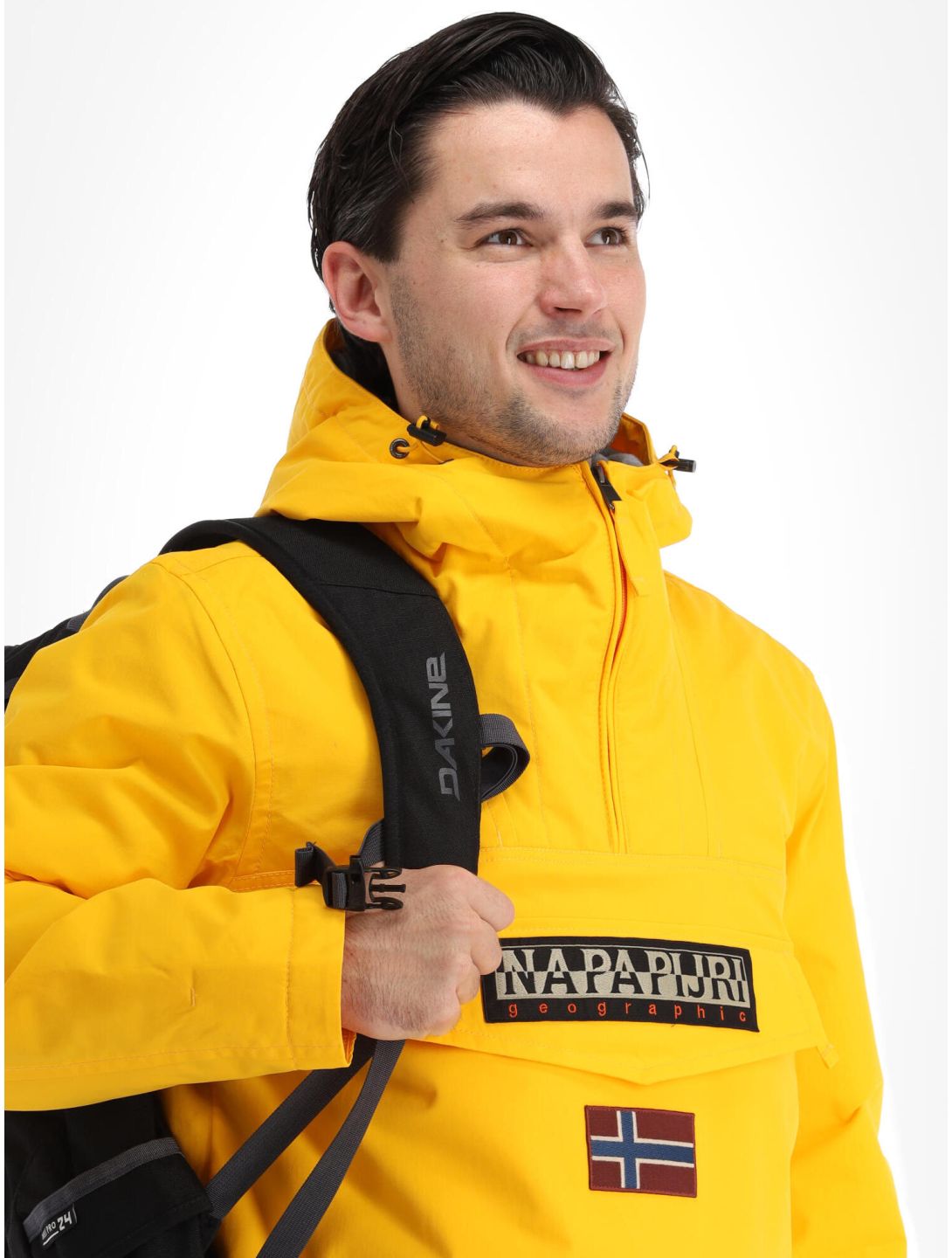 Napapijri, Rainforest Winter 3 (2022/2023) anorak hombres ray amarillo 