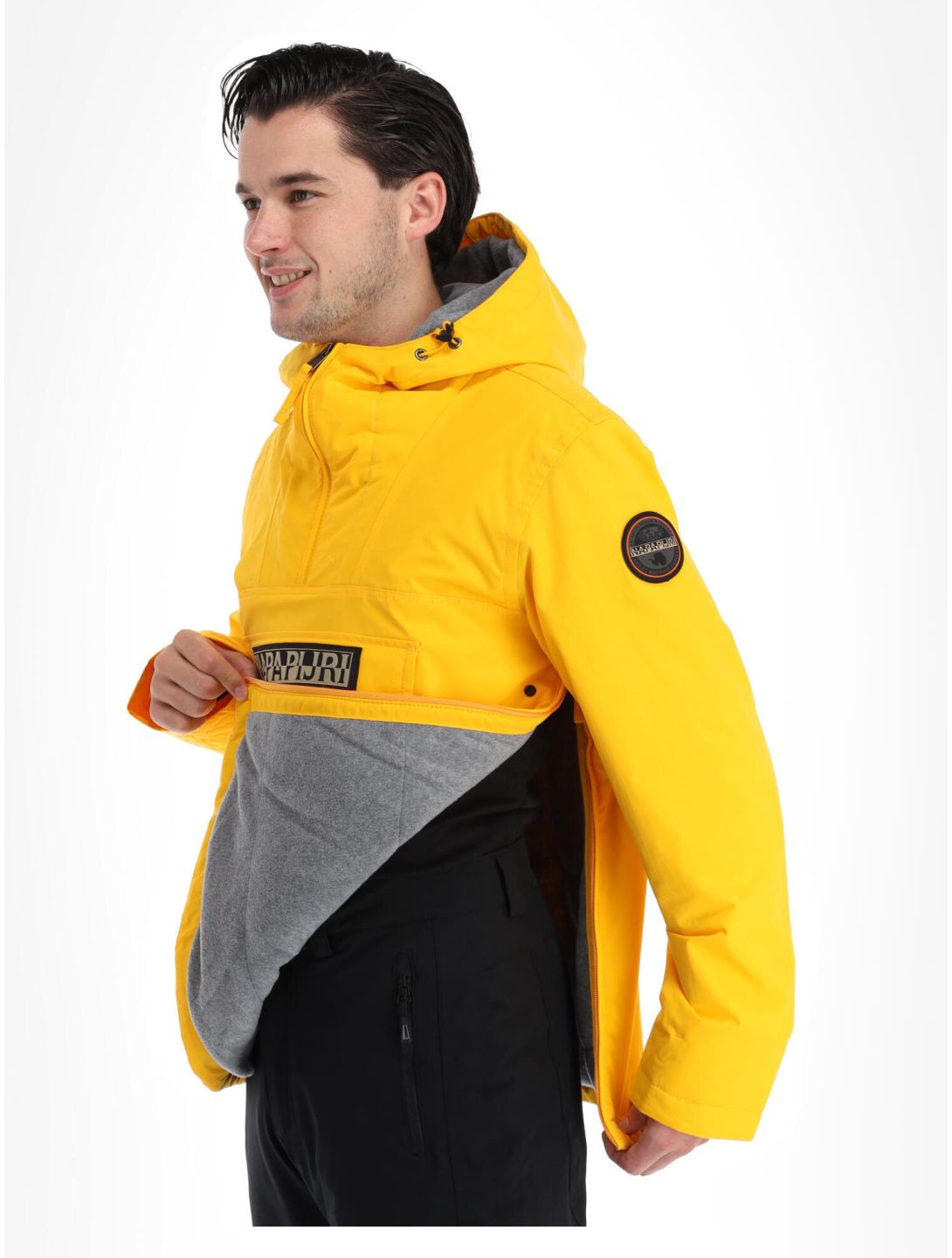 Napapijri, Rainforest Winter 3 (2022/2023) anorak hombres ray amarillo 