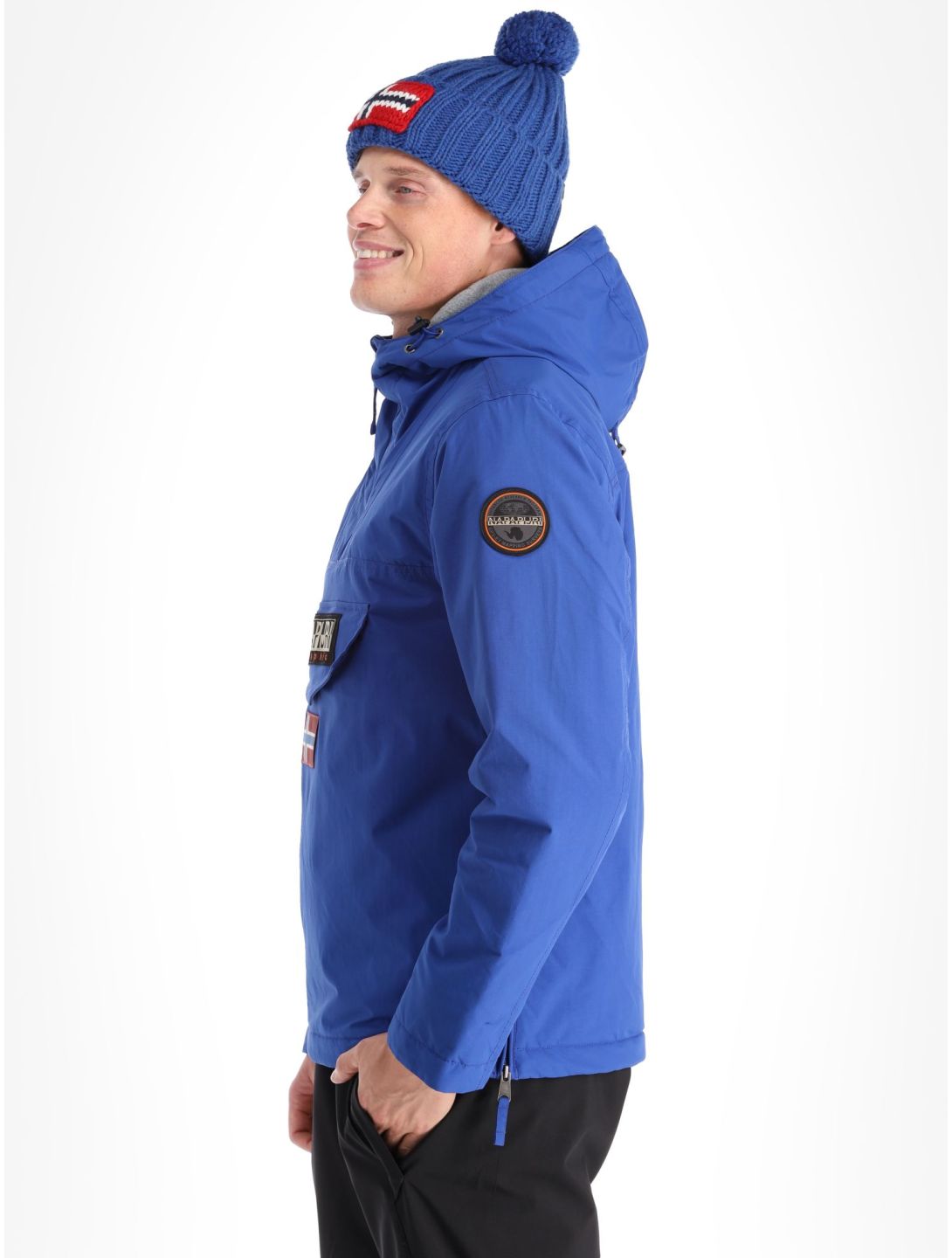 Napapijri, Rainforest Winter 3 anorak hombres Blu Mazarin B5A azul 