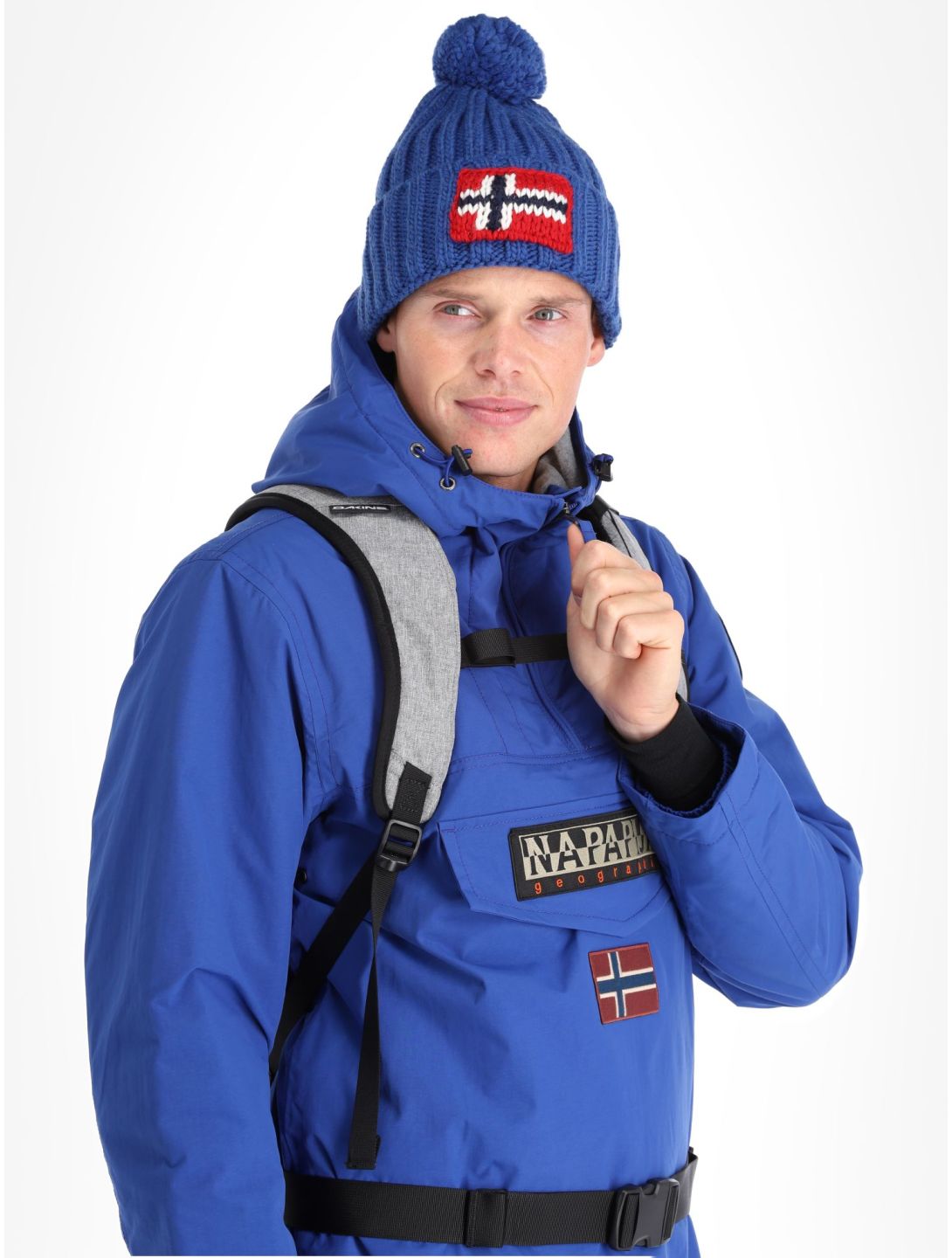 Napapijri, Rainforest Winter 3 anorak hombres Blu Mazarin B5A azul 