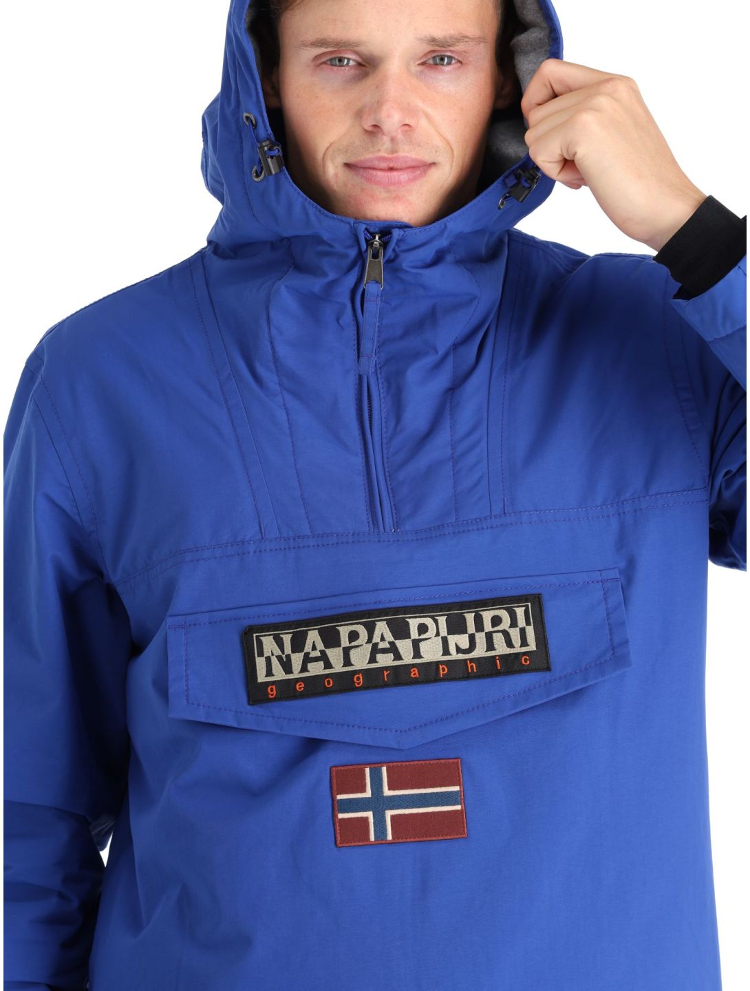 Napapijri, Rainforest Winter 3 anorak hombres Blu Mazarin B5A azul 