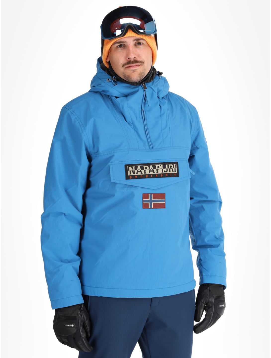 Napapijri, Rainforest Winter 3 anorak hombres Blue Sapphire azul 