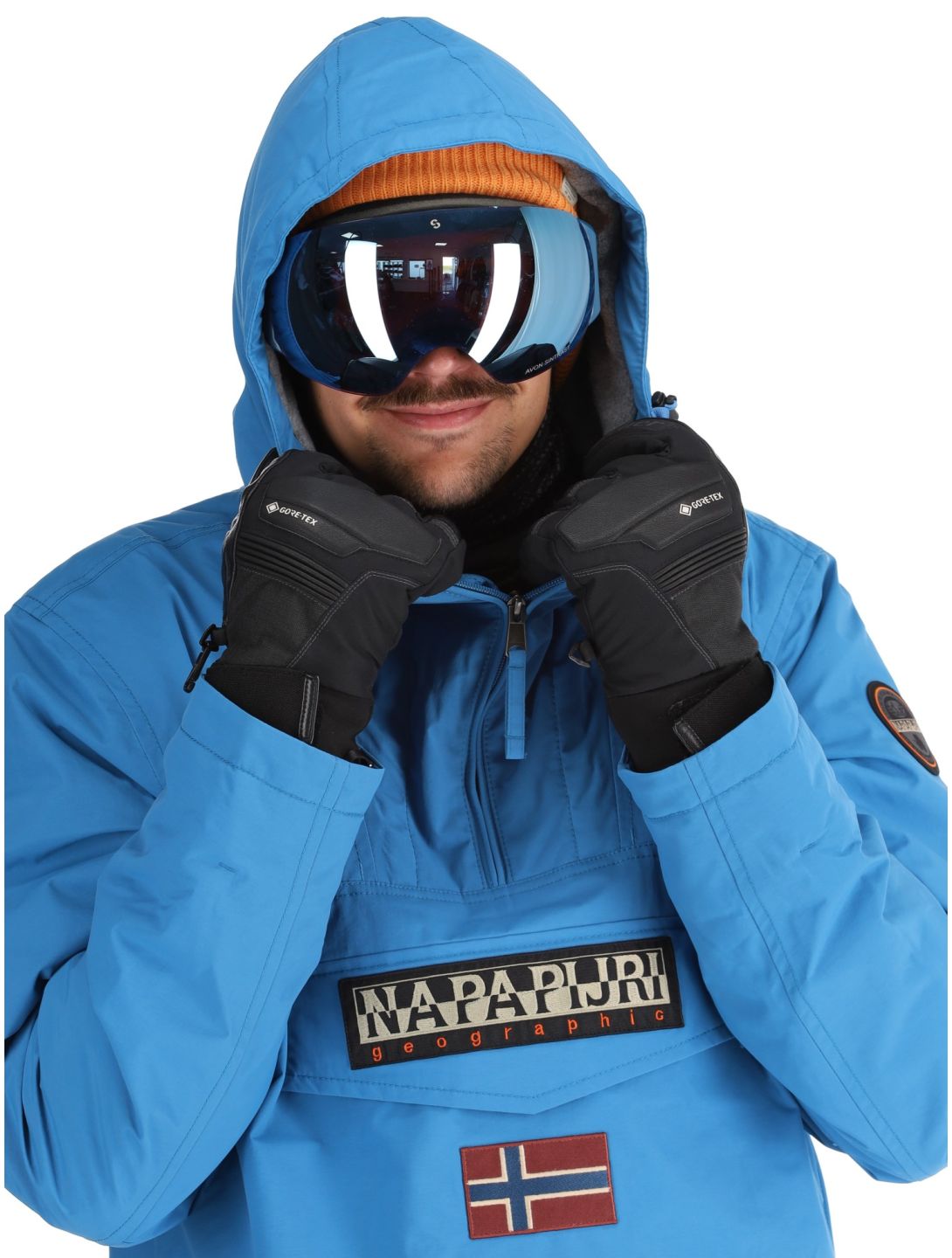 Napapijri, Rainforest Winter 3 anorak hombres Blue Sapphire azul 