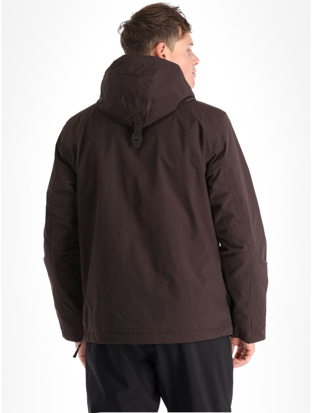 Napapijri, Rainforest Winter 3 anorak hombres Brown Ebony gris 