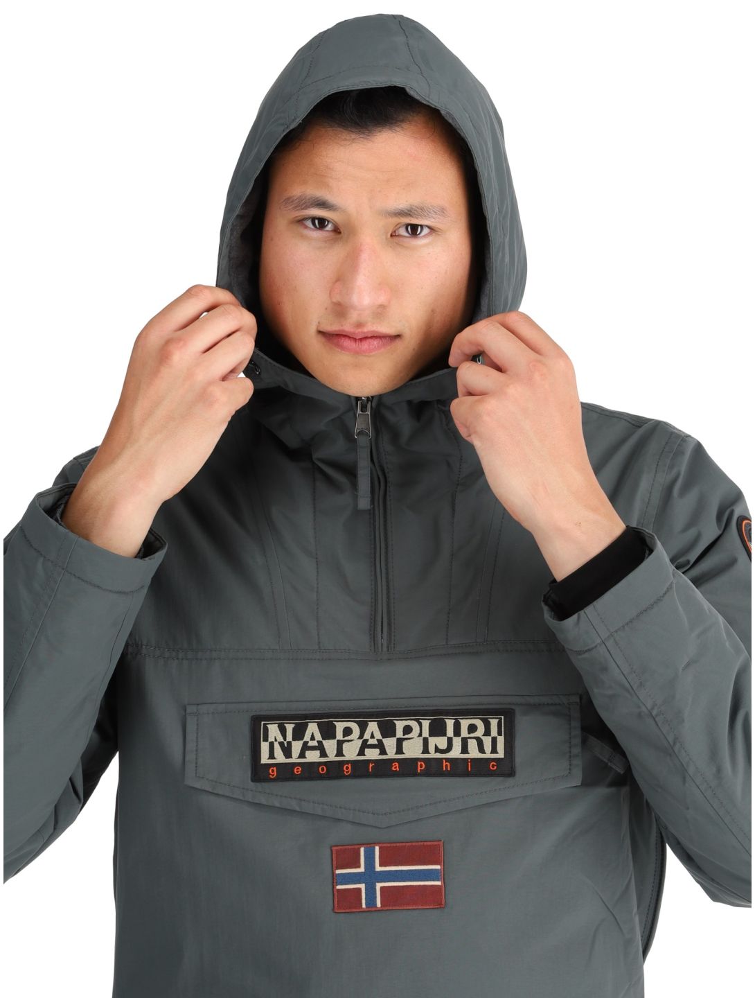 Napapijri, Rainforest Winter 3 anorak hombres Green Urban verde 