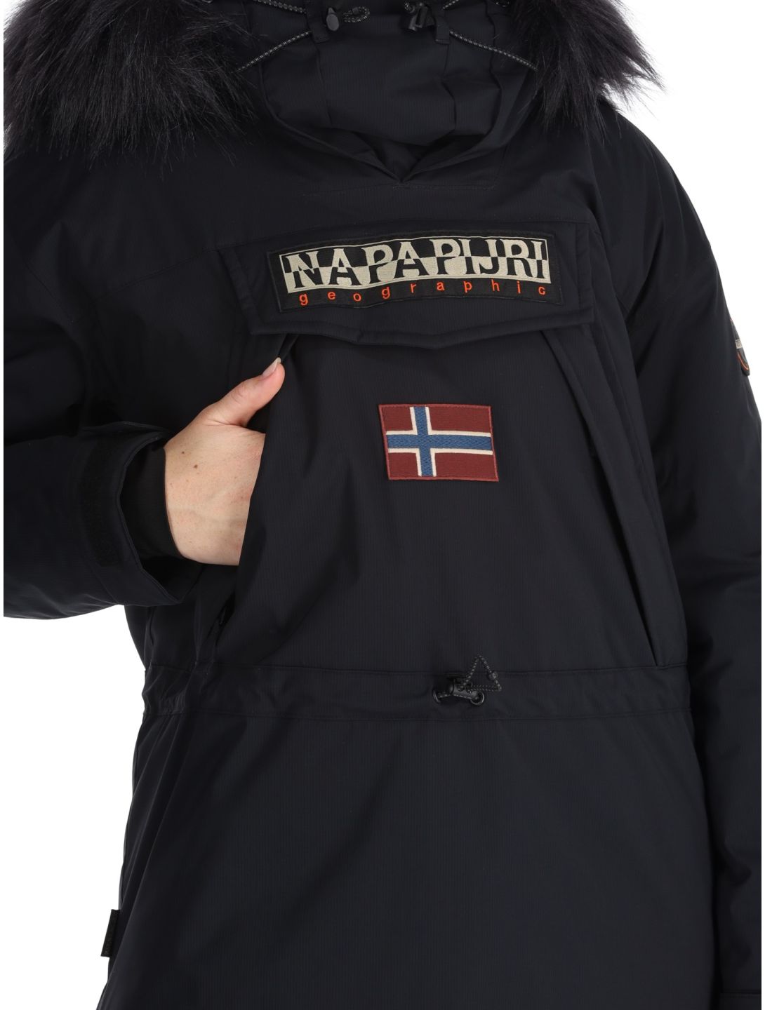 Napapijri, Skidoo W 2.0 anorak mujeres Black negro 