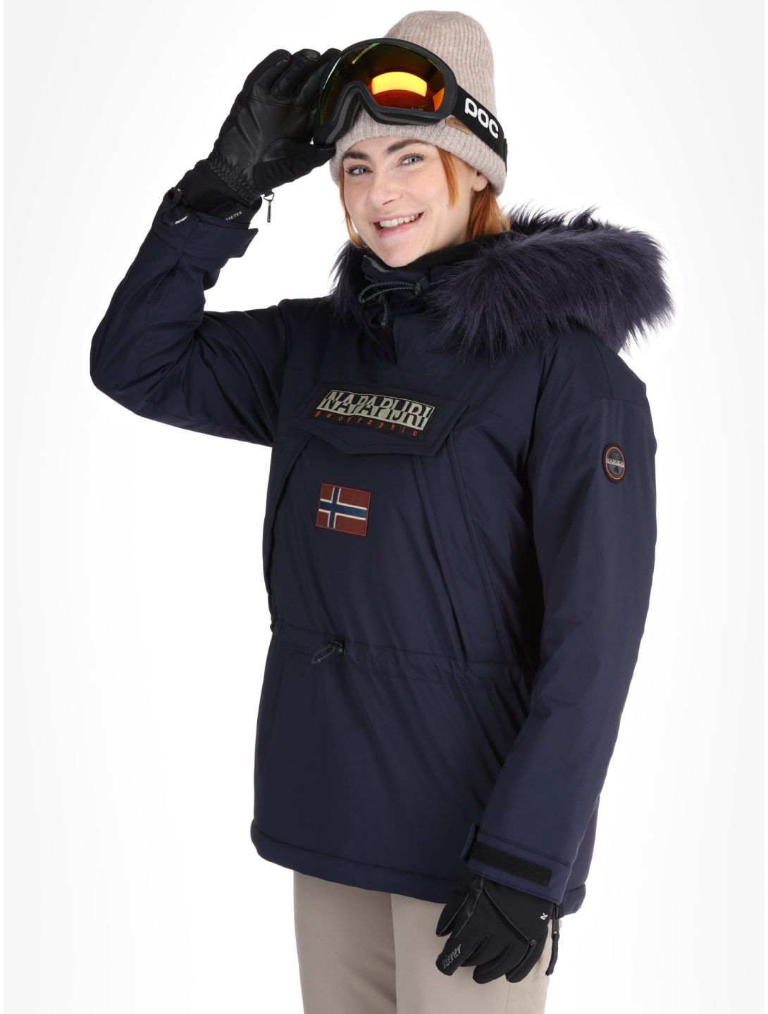 Napapijri, Skidoo W 2.0 anorak mujeres Blue Marine azul 