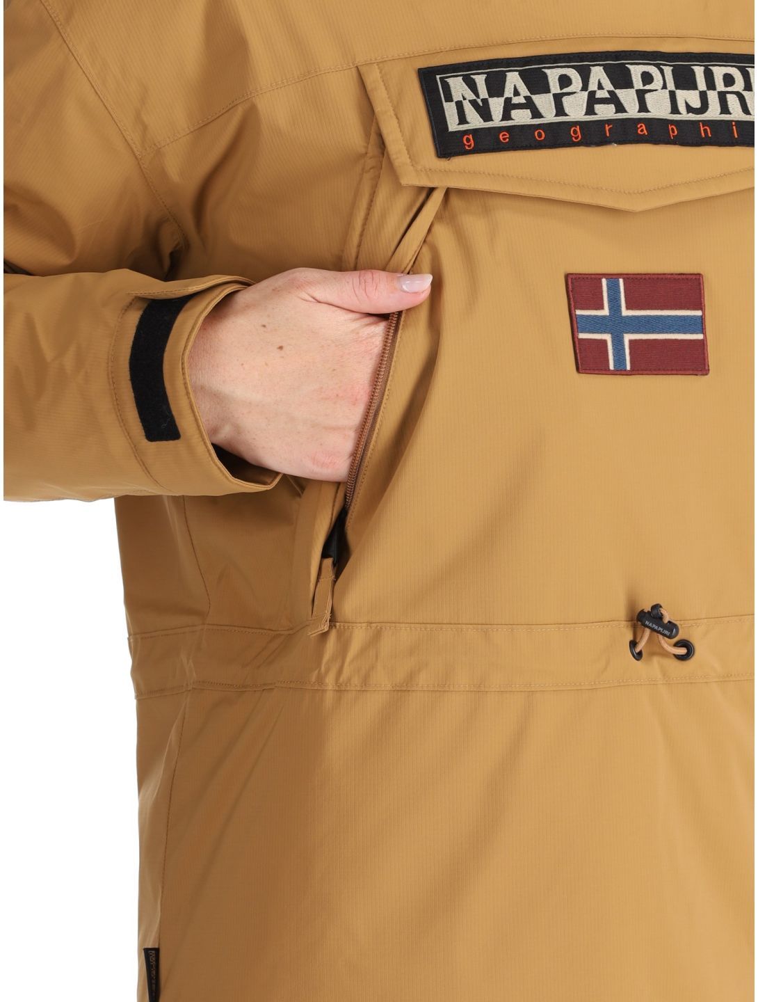 Napapijri, Skidoo W 2.0 anorak mujeres Brown Tobacco marrón 