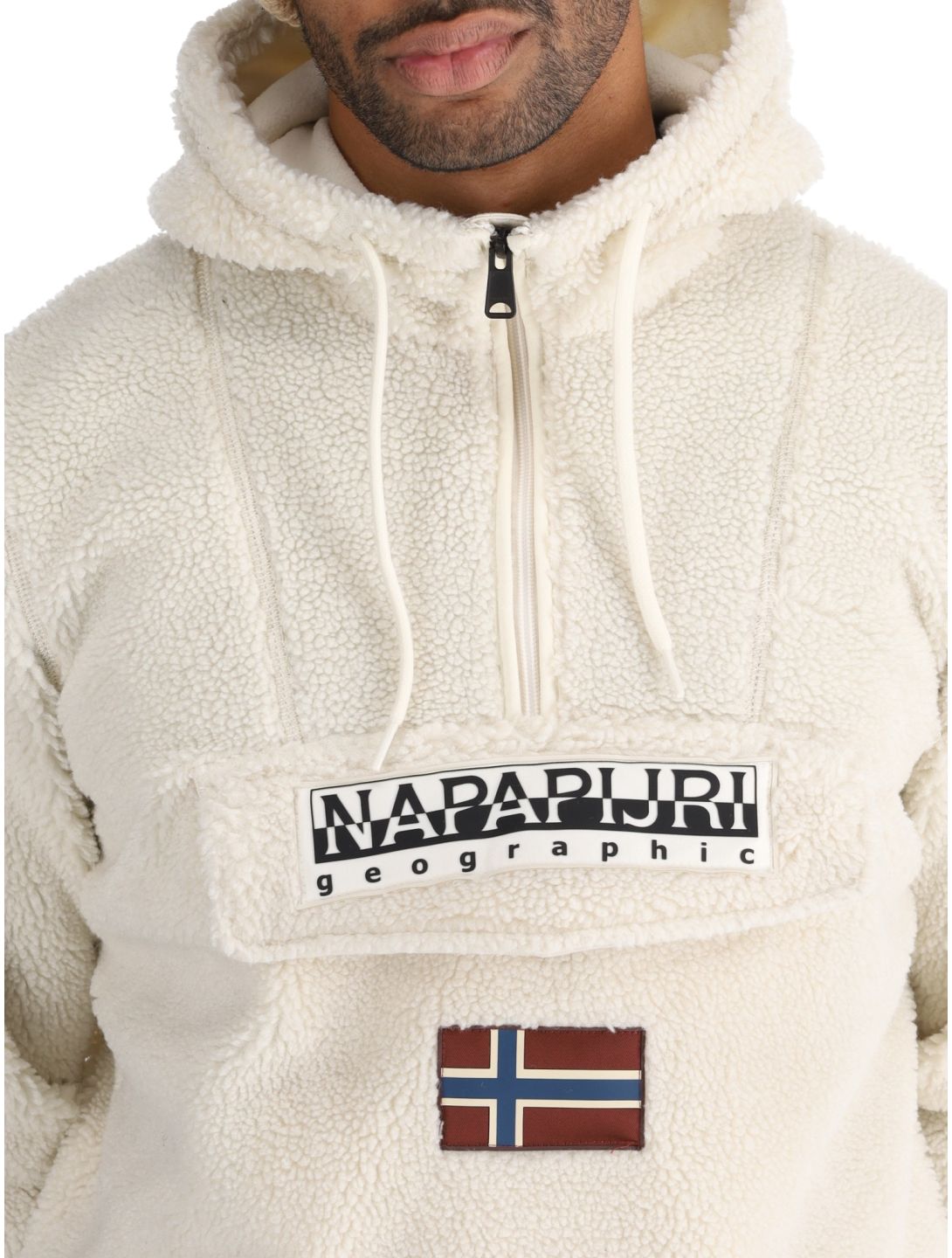 Napapijri, T-Burgee Curly sudadera hombres Beige Dimity beige 