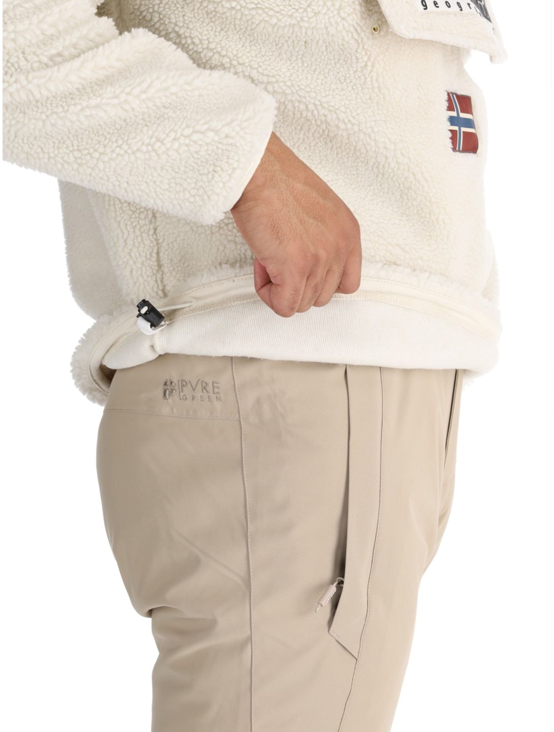 Napapijri, T-Burgee Curly sudadera hombres Beige Dimity beige 