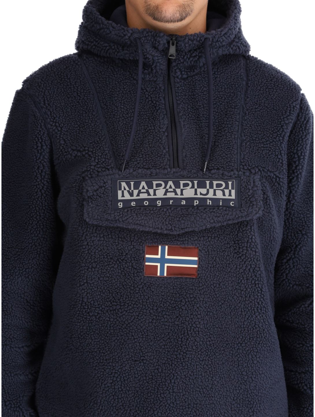 Napapijri, T-Burgee Curly sudadera hombres Blue Marine azul 