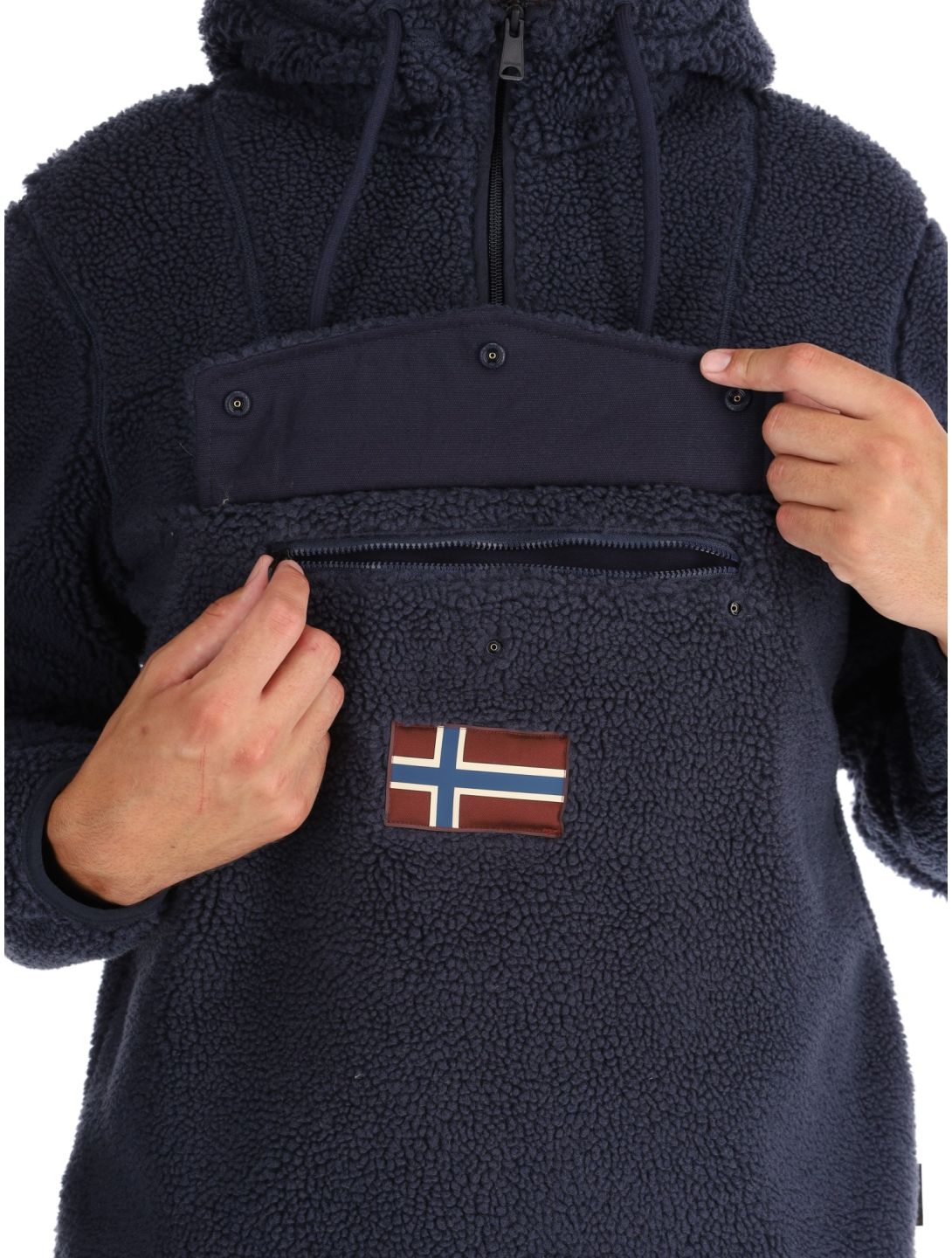 Napapijri, T-Burgee Curly sudadera hombres Blue Marine azul 