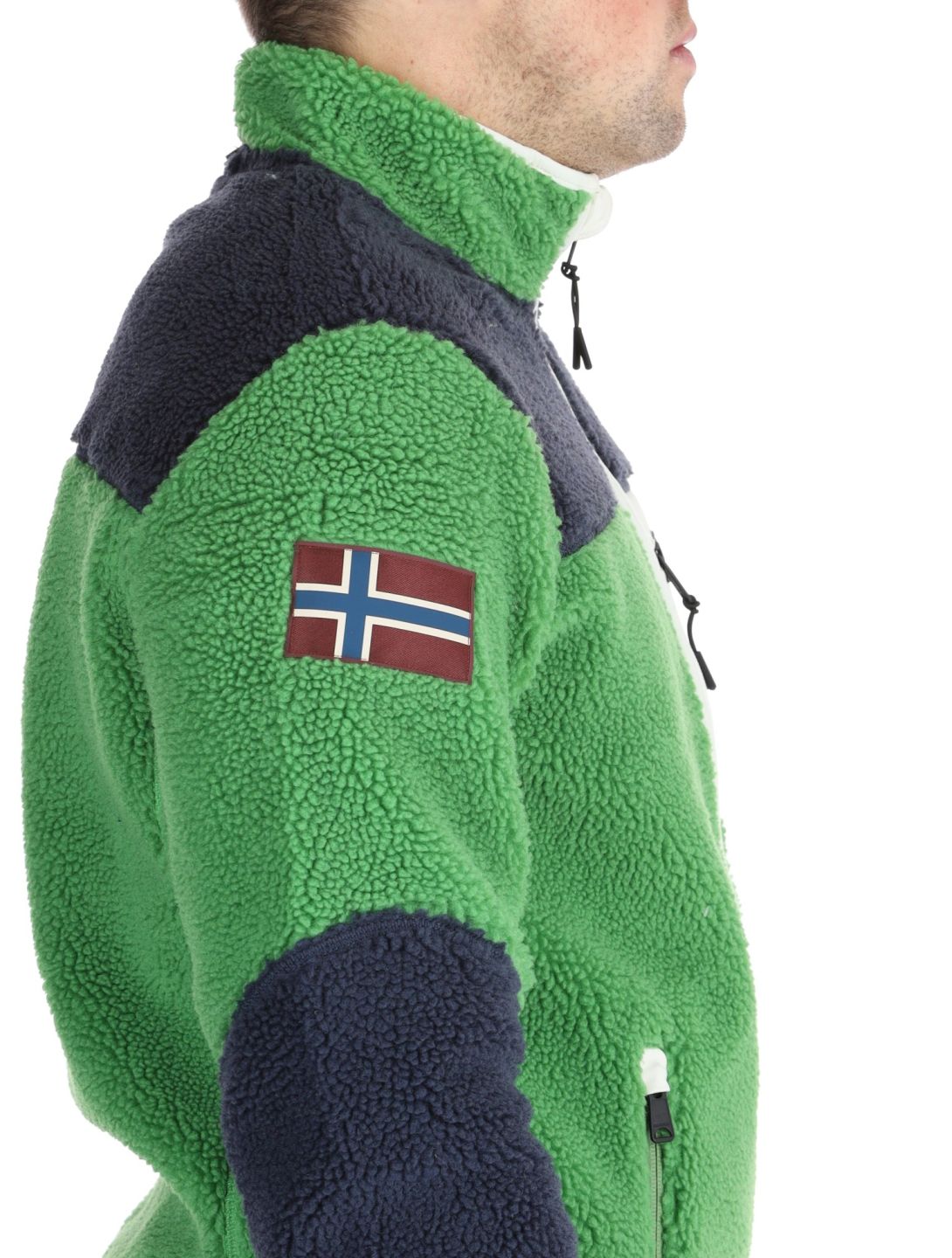 Napapijri, Yupik FZ 3 chaleco hombres Kelly Green verde 