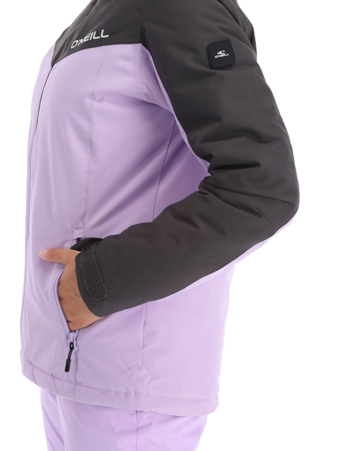 O'Neill, Aplite chaqueta de esquí mujeres Raven Colour Block gris, rosa 