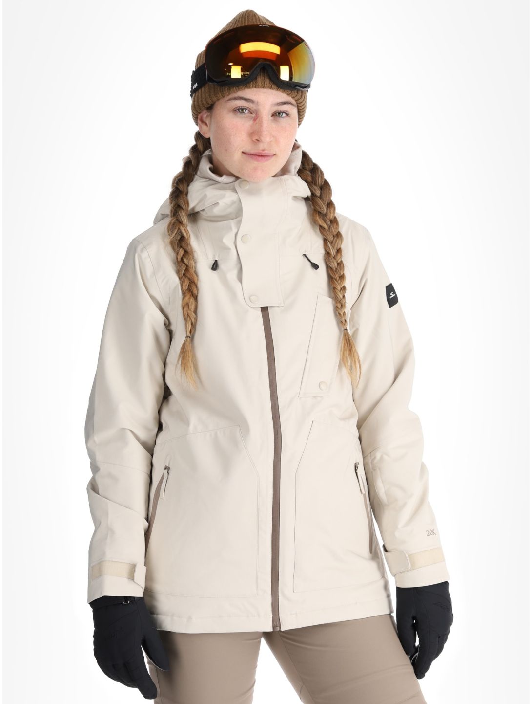 O'Neill, Aplite Pro Snow chaqueta de esquí mujeres Atmosphere blanco 