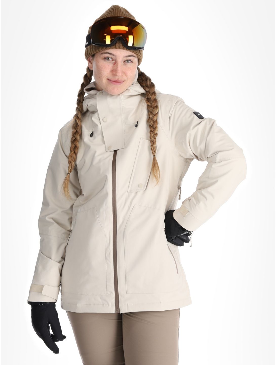 O'Neill, Aplite Pro Snow chaqueta de esquí mujeres Atmosphere blanco 