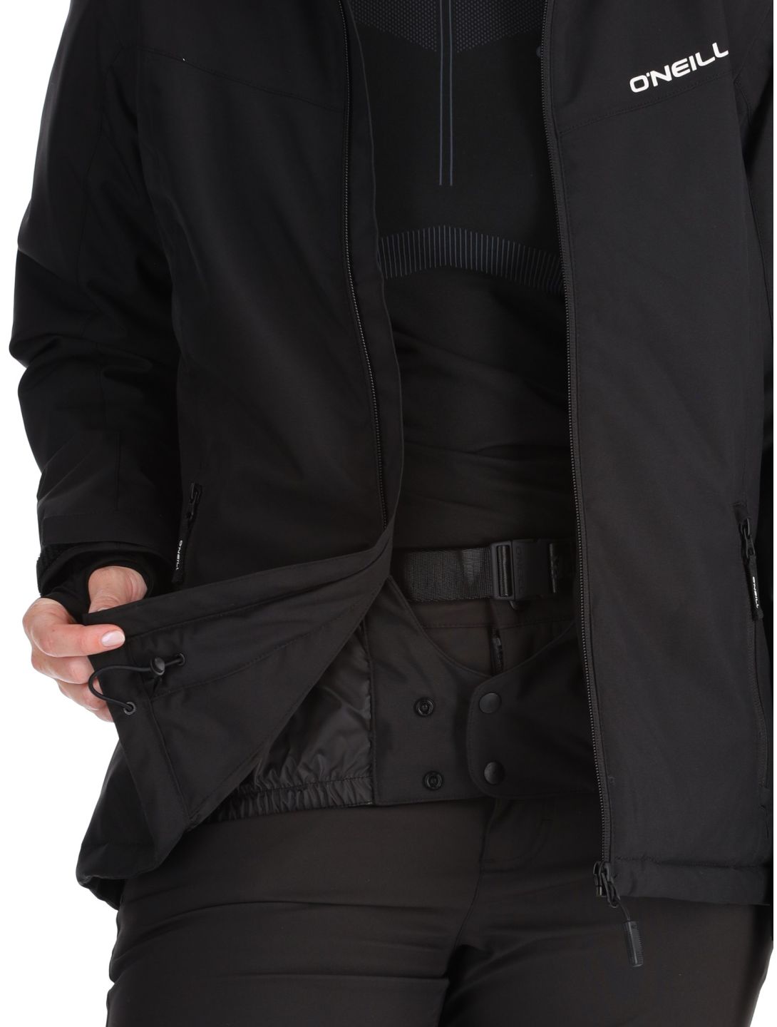 O'Neill, Aplite Snow chaqueta de esquí mujeres Black Out negro 