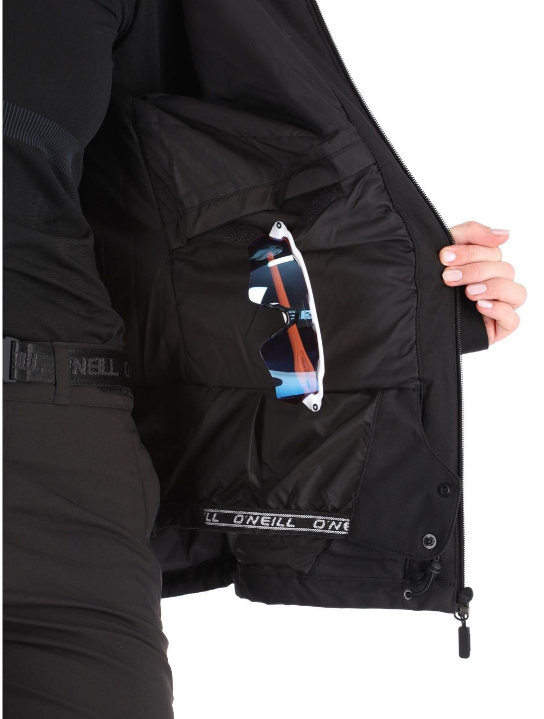 O'Neill, Aplite Snow chaqueta de esquí mujeres Black Out negro 