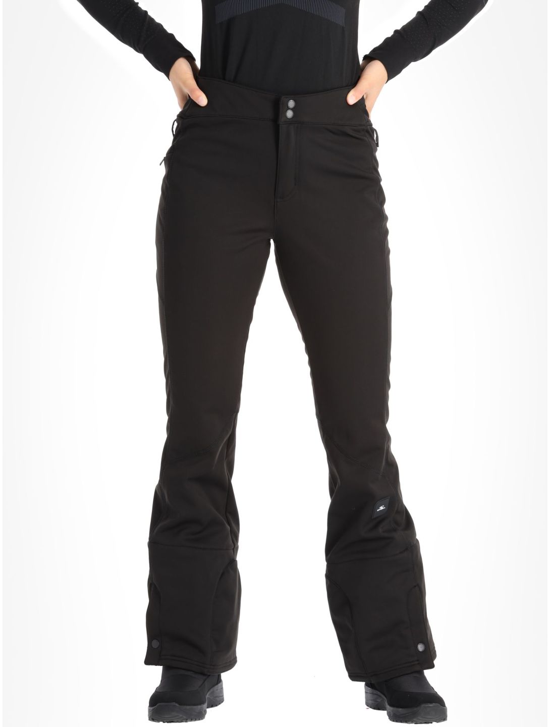 O'Neill, Blessed pantalones de esquí softshell mujeres Black Out negro 