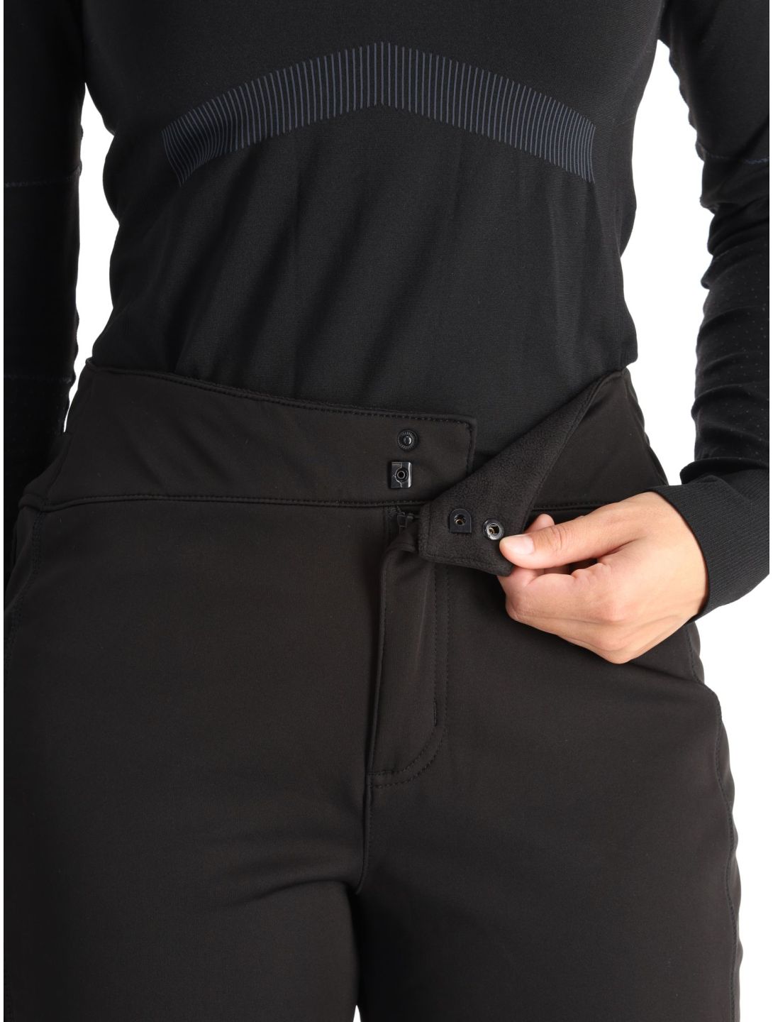 O'Neill, Blessed pantalones de esquí softshell mujeres Black Out negro 