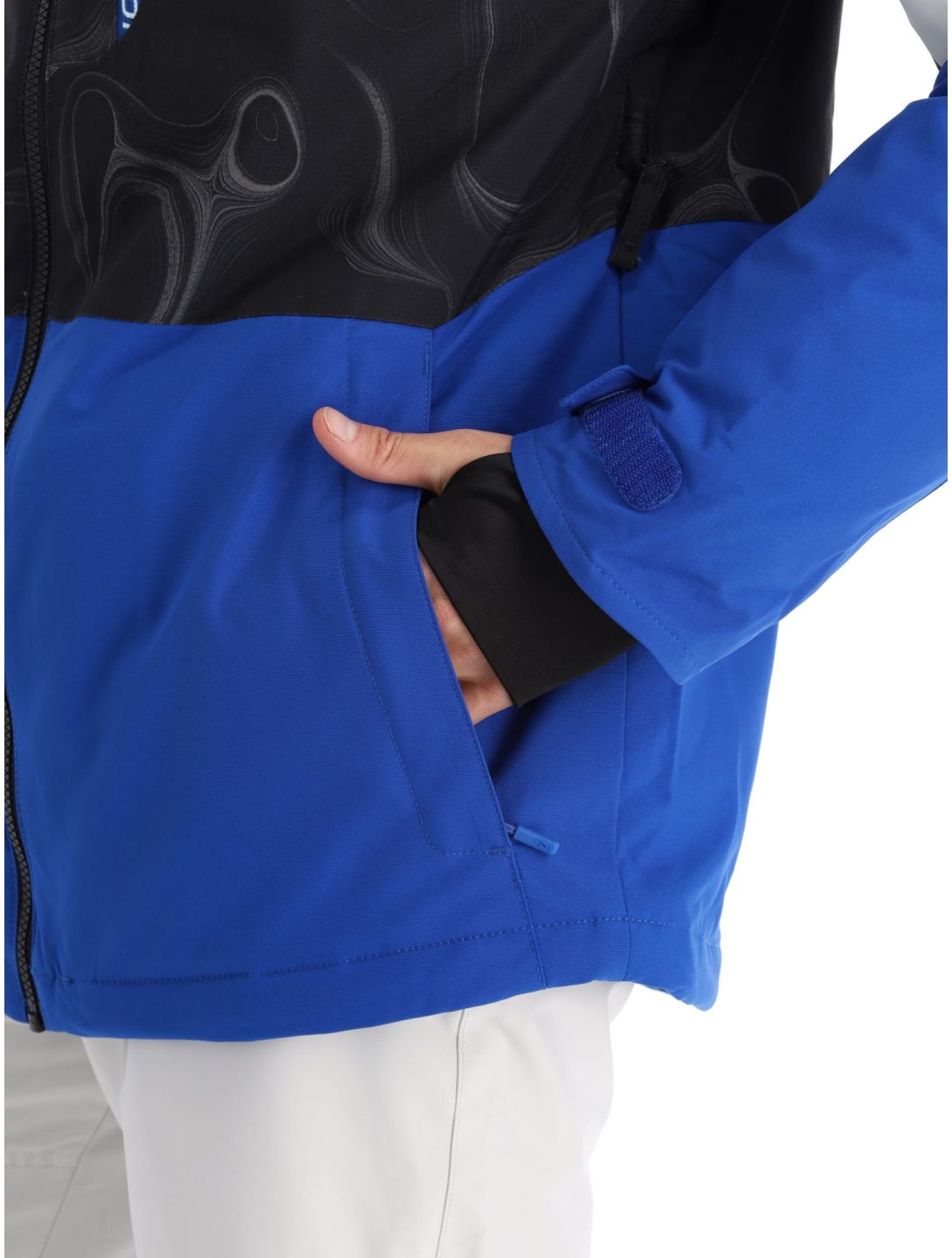 O'Neill, Carbonite chaqueta de esquí hombres Black Coding azul, blanco, negro 