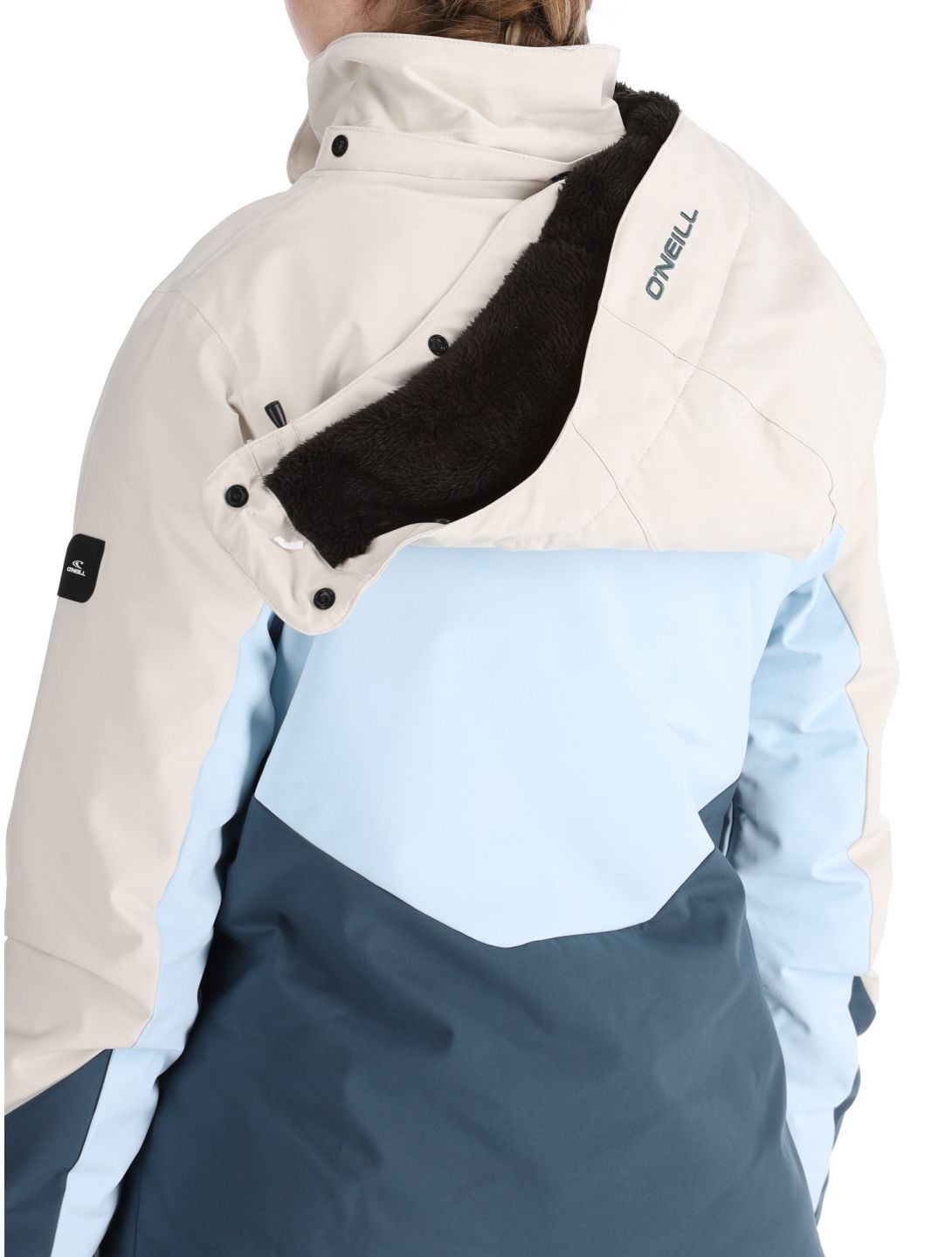 O'Neill, Carbonite Snow chaqueta de esquí mujeres Atmosphere Colour Block azul, blanco 