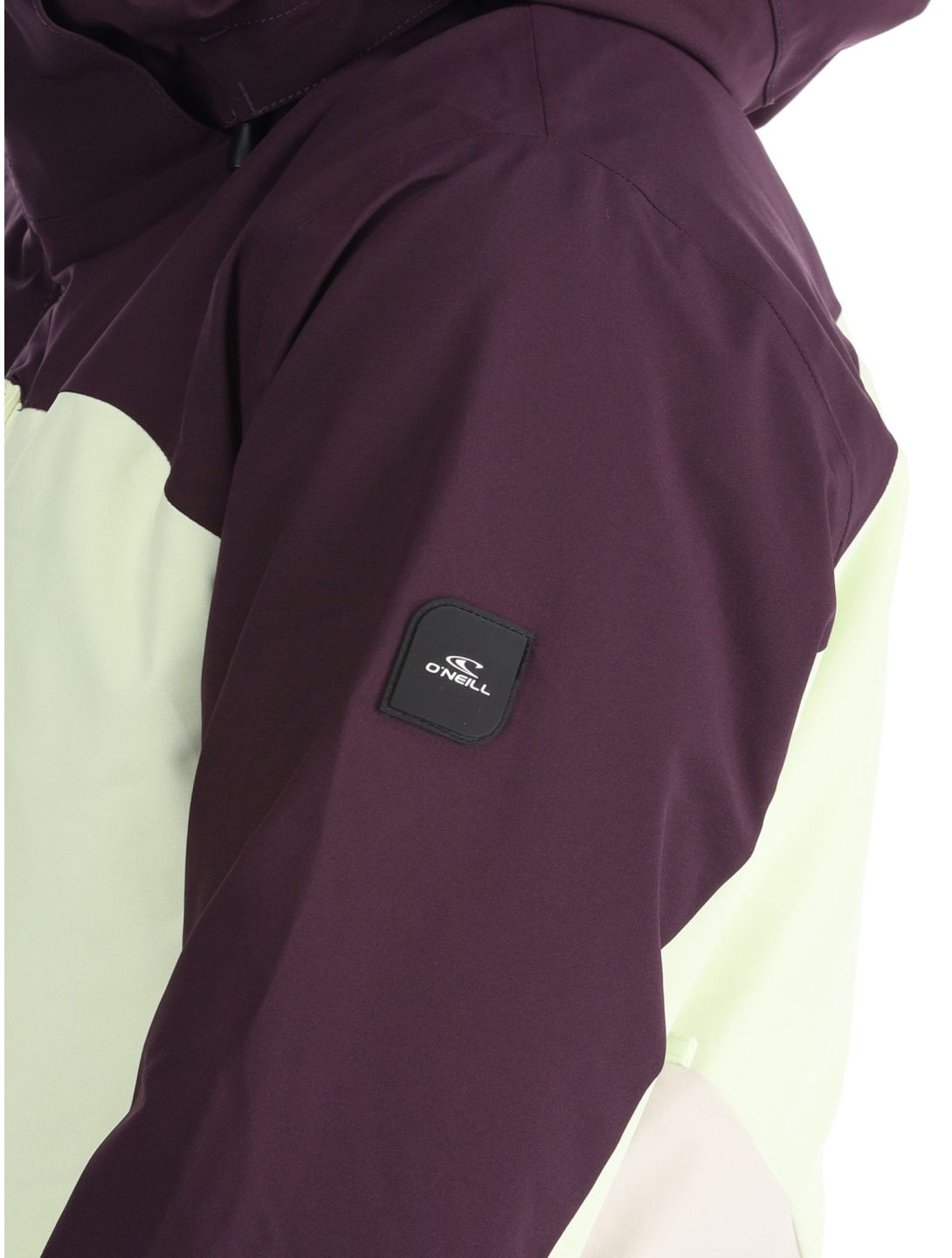 O'Neill, Carbonite Snow chaqueta de esquí mujeres Aubergine Colour Block blanco, púrpura 