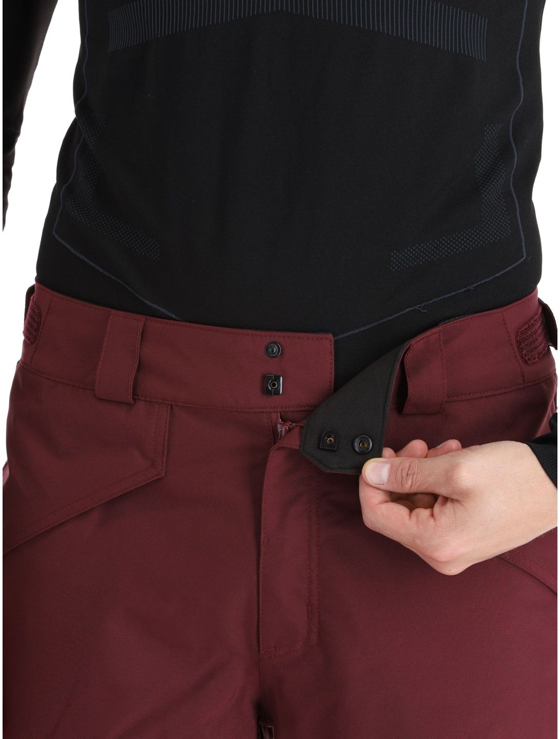 O'Neill, Hammer pantalones de esquí hombres Windsor Wine borgoña 