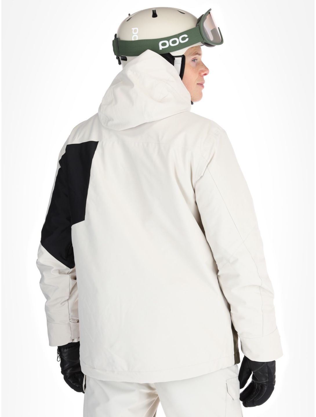 O'Neill, Hammer Block Snow chaqueta de esquí hombres Atmosphere Colour Block blanco, marrón, negro 