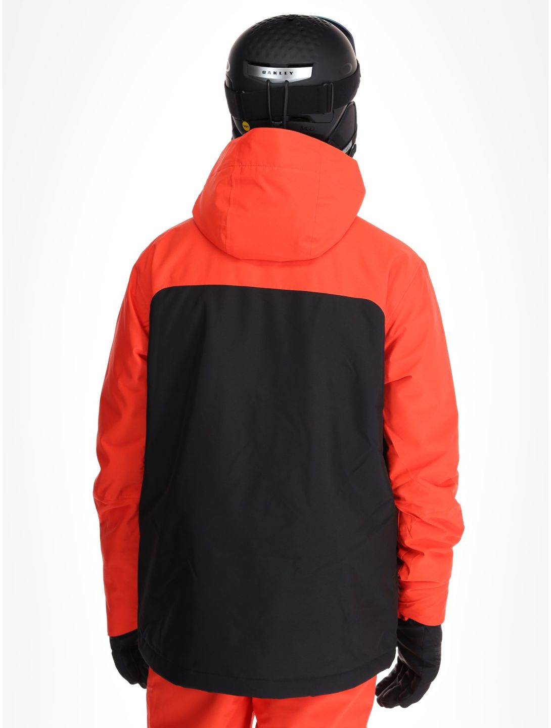 O'Neill, Hammer Plus Snow chaqueta de esquí hombres Black Out Colour Block naranja, negro 