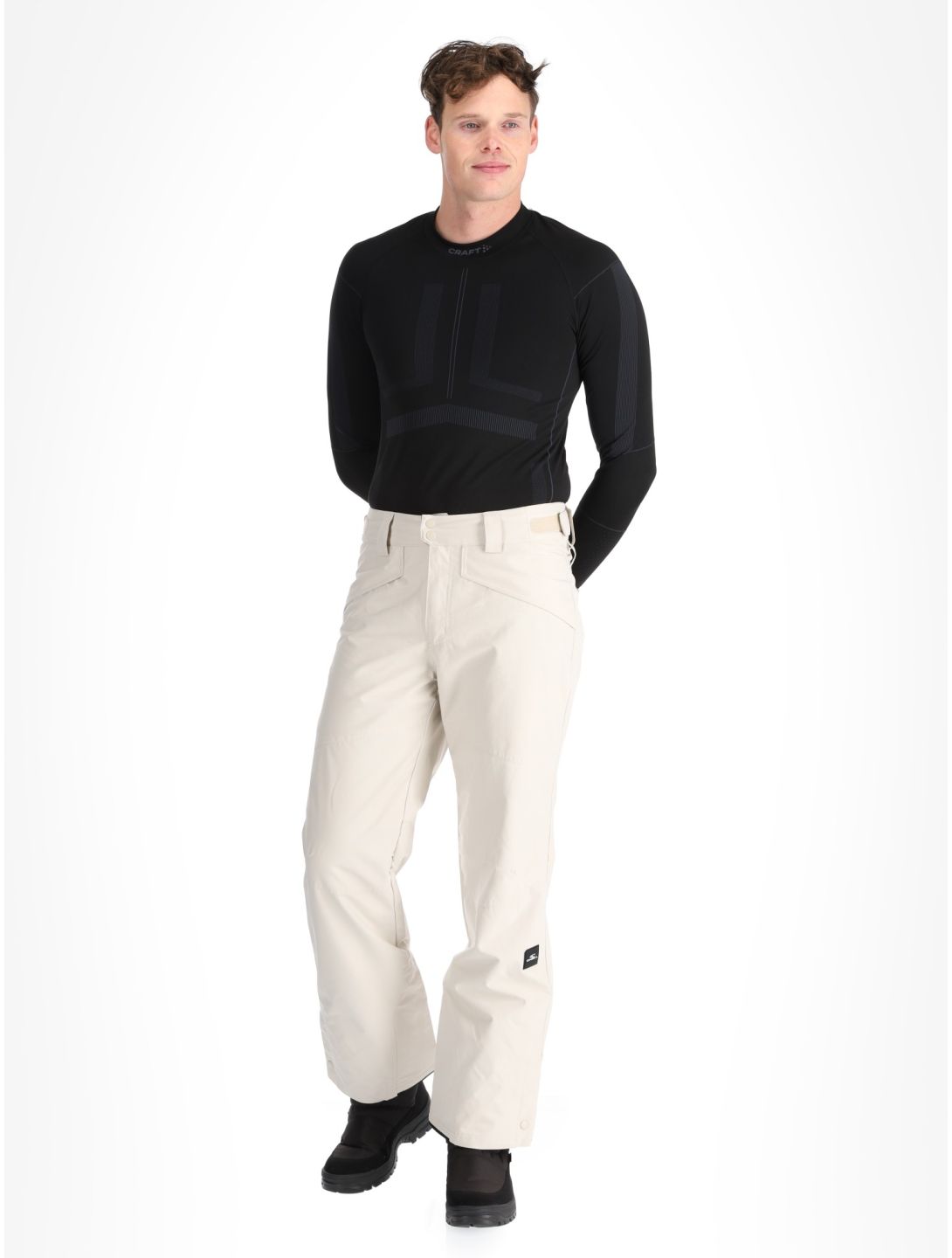 O'Neill, Hammer Regular Snow pantalones de esquí hombres Atmosphere blanco 