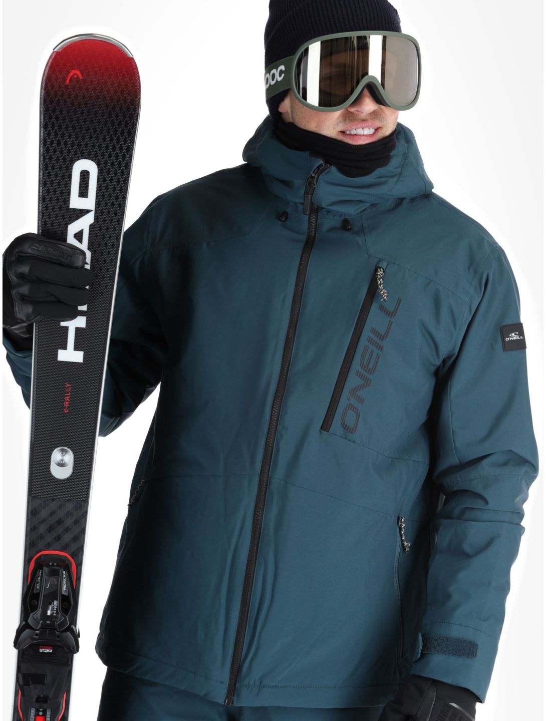 O'Neill, Hammer Snow chaqueta de esquí hombres Alma Steel azul 