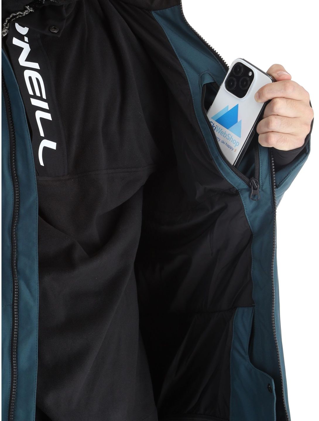 O'Neill, Hammer Snow chaqueta de esquí hombres Alma Steel azul 