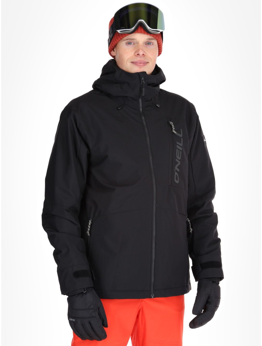 O'Neill, Hammer Snow chaqueta de esquí hombres Black Out negro 