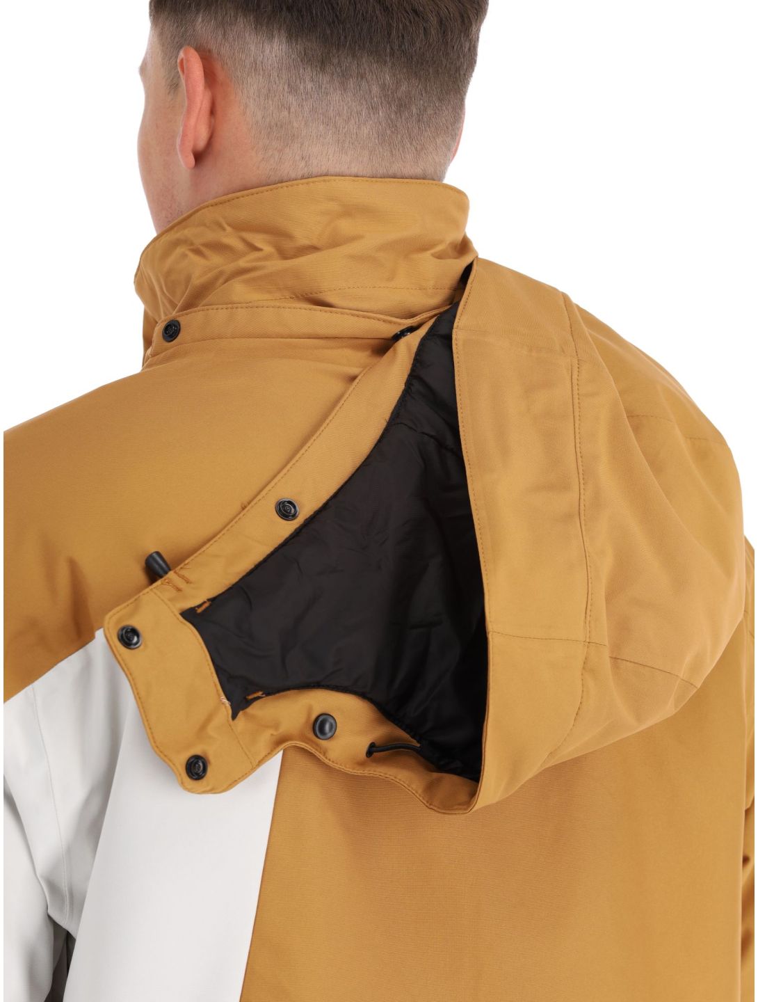 O'Neill, Jacksaw chaqueta de esquí hombres Rich Caramel Colour block marrón, naranja 