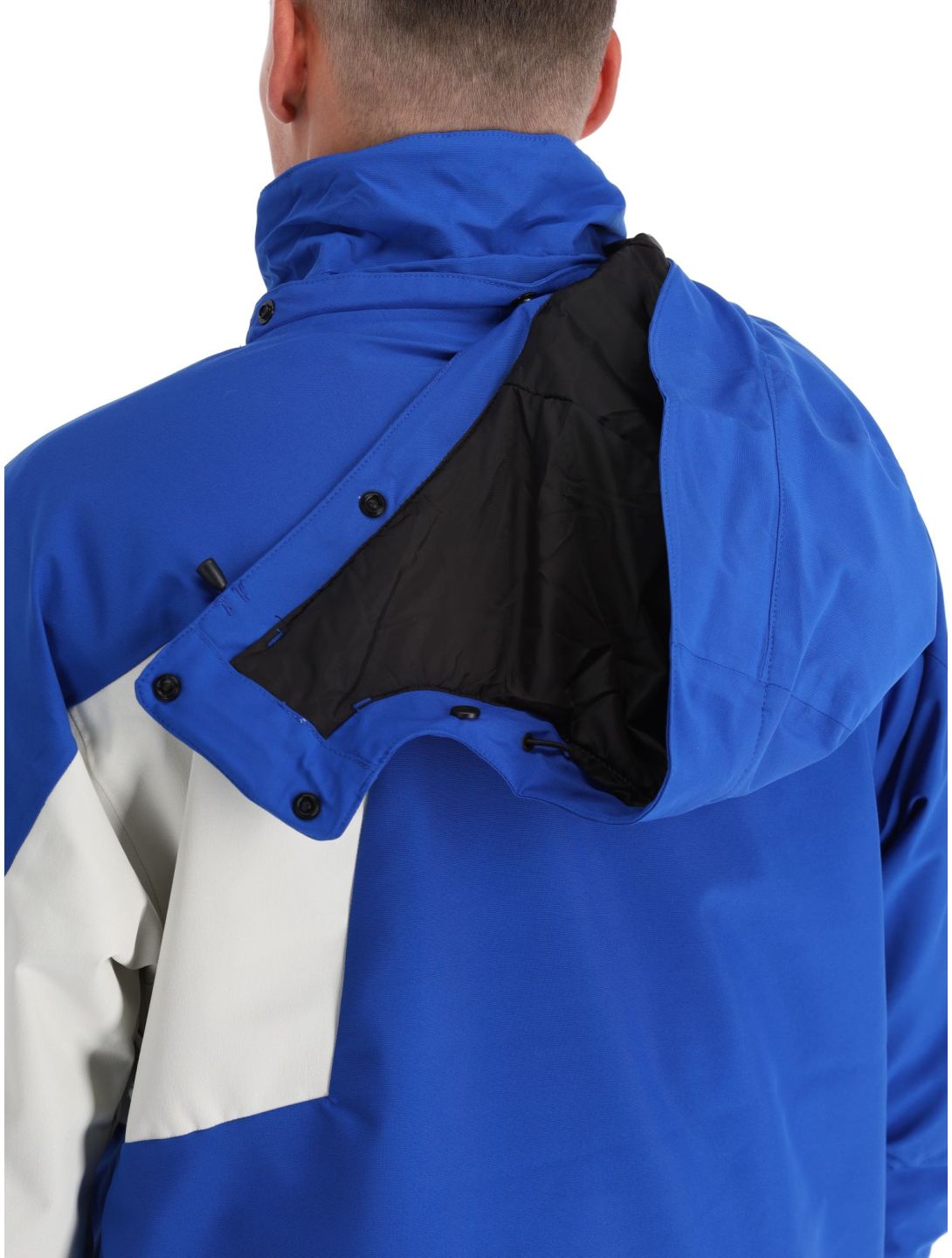 O'Neill, Jacksaw chaqueta de esquí hombres Surf the Web Colour Block azul, gris 