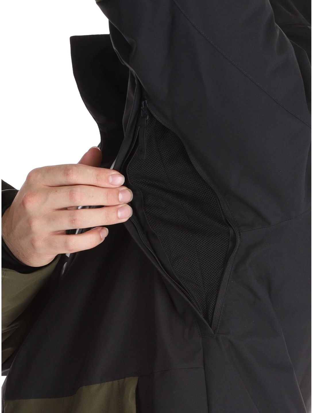 O'Neill, O'Riginals Hybrid chaqueta de esquí hombres Black Out marrón, negro 