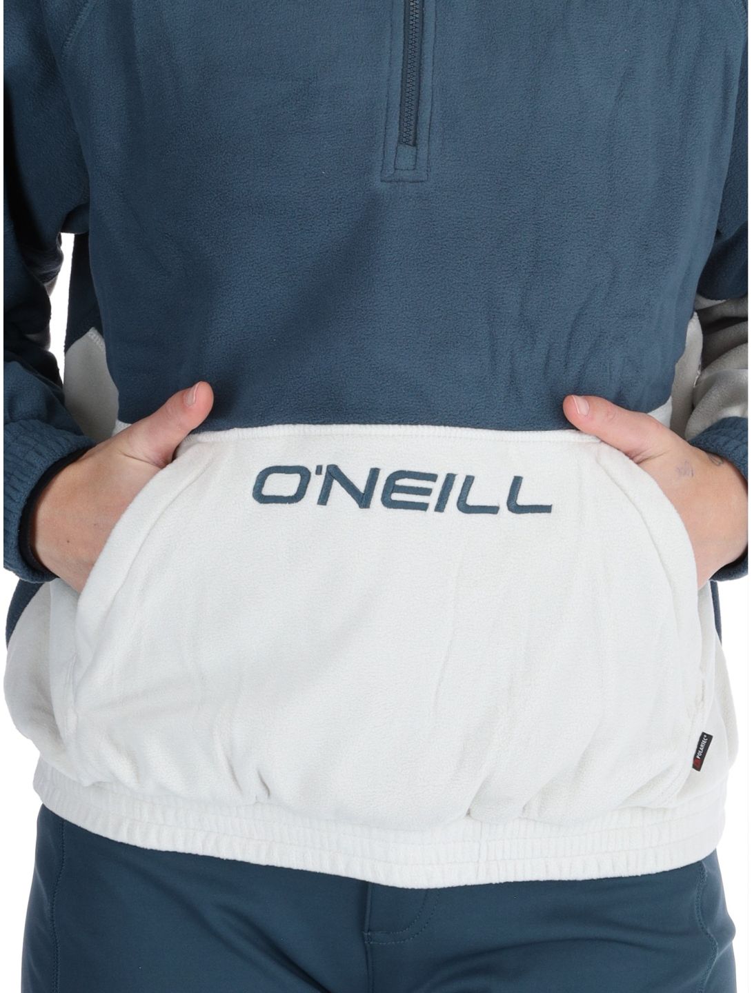 O'Neill, O'riginals Polartec 100HZ sudadera mujeres Alma Steel azul, blanco 