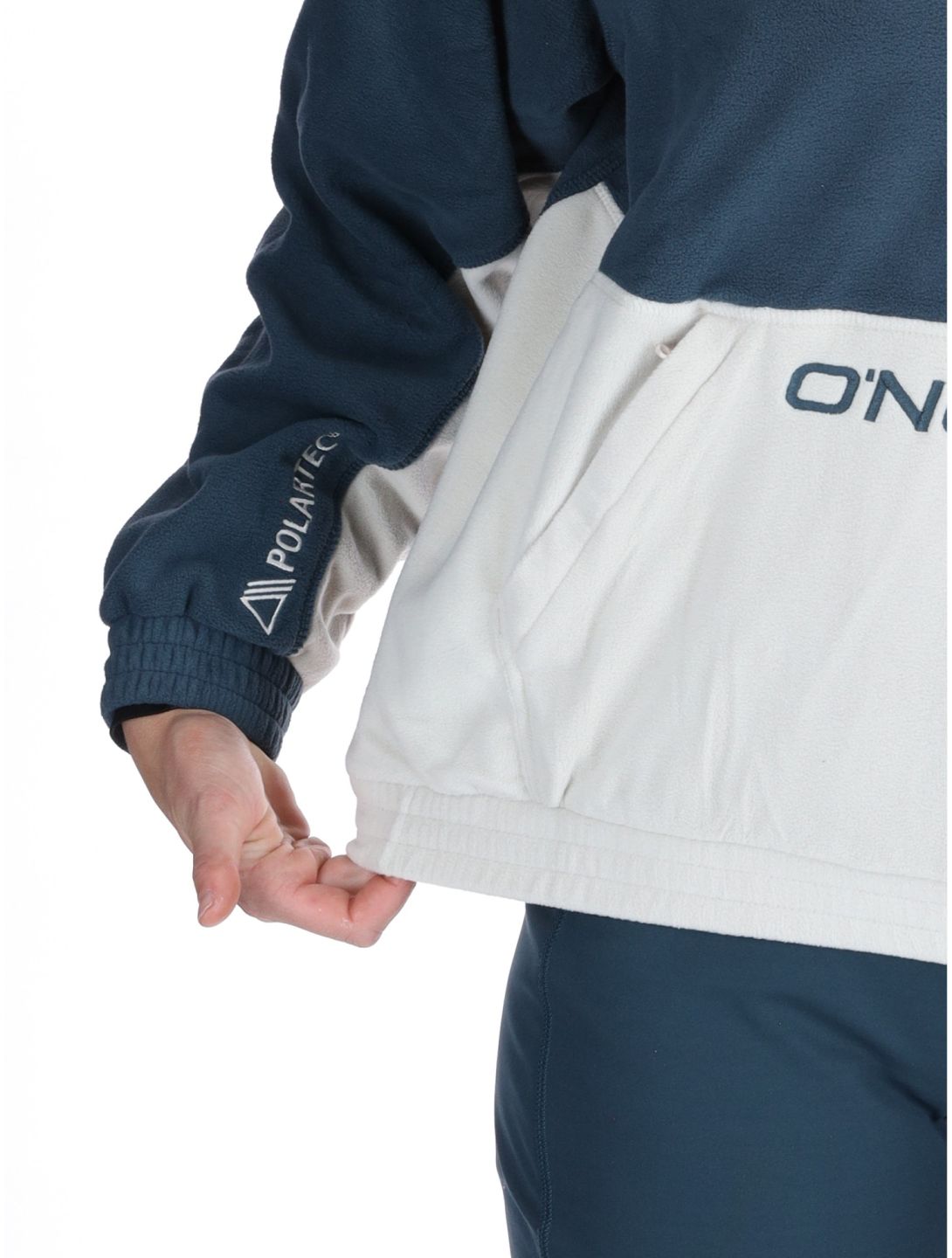 O'Neill, O'riginals Polartec 100HZ sudadera mujeres Alma Steel azul, blanco 