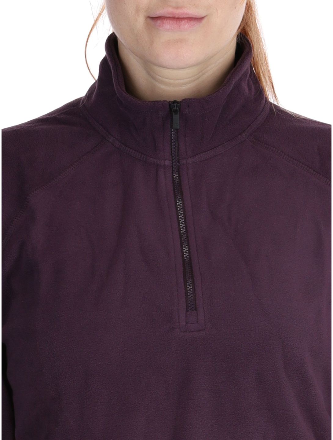 O'Neill, O'riginals Polartec 100HZ sudadera mujeres Aubergine Colour Block beige, púrpura 